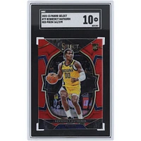 Bennedict Mathurin Indiana Pacers 2022-23 Panini Select Red Prizm #79 #161/199 SGC Authenticated 10 Rookie Card 