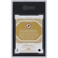 Bennedict Mathurin Indiana Pacers Autographed 2022-23 Panini Flawless Gold #RA-BNM #4/10 SGC Authenticated 9.5/10 Rookie Card 