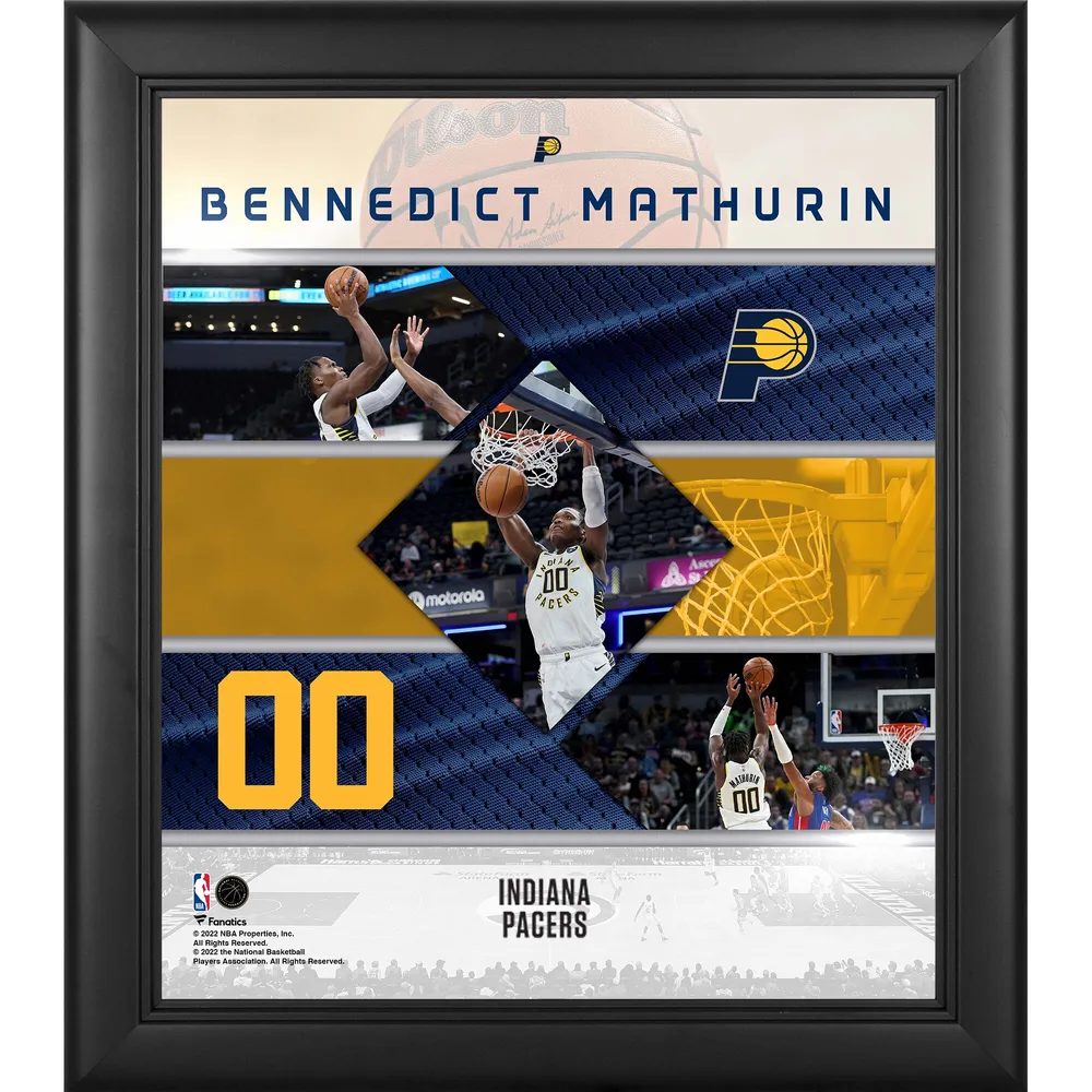 Bennedict Mathurin Indiana Pacers 10.5 x 13 Sublimated Player Plaque