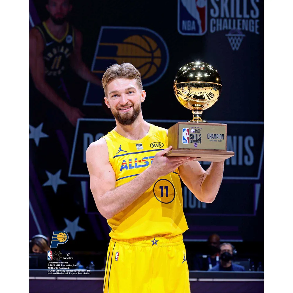 Lids Domantas Sabonis Indiana Pacers Fanatics Authentic Unsigned 2021 NBA All-Star Skills Champion Photograph | Brazos Mall