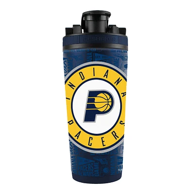 Bouteille shaker en acier inoxydable 4D de 26 oz des Indiana Pacers