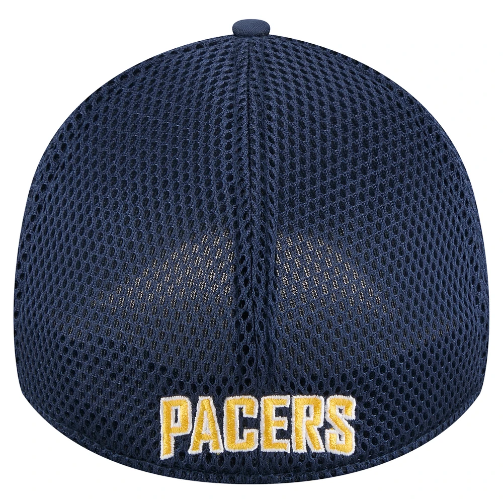 Men's New Era  Navy Indiana Pacers Subtle Camo 39THIRTY Flex Hat
