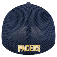Men's New Era  Navy Indiana Pacers Subtle Camo 39THIRTY Flex Hat