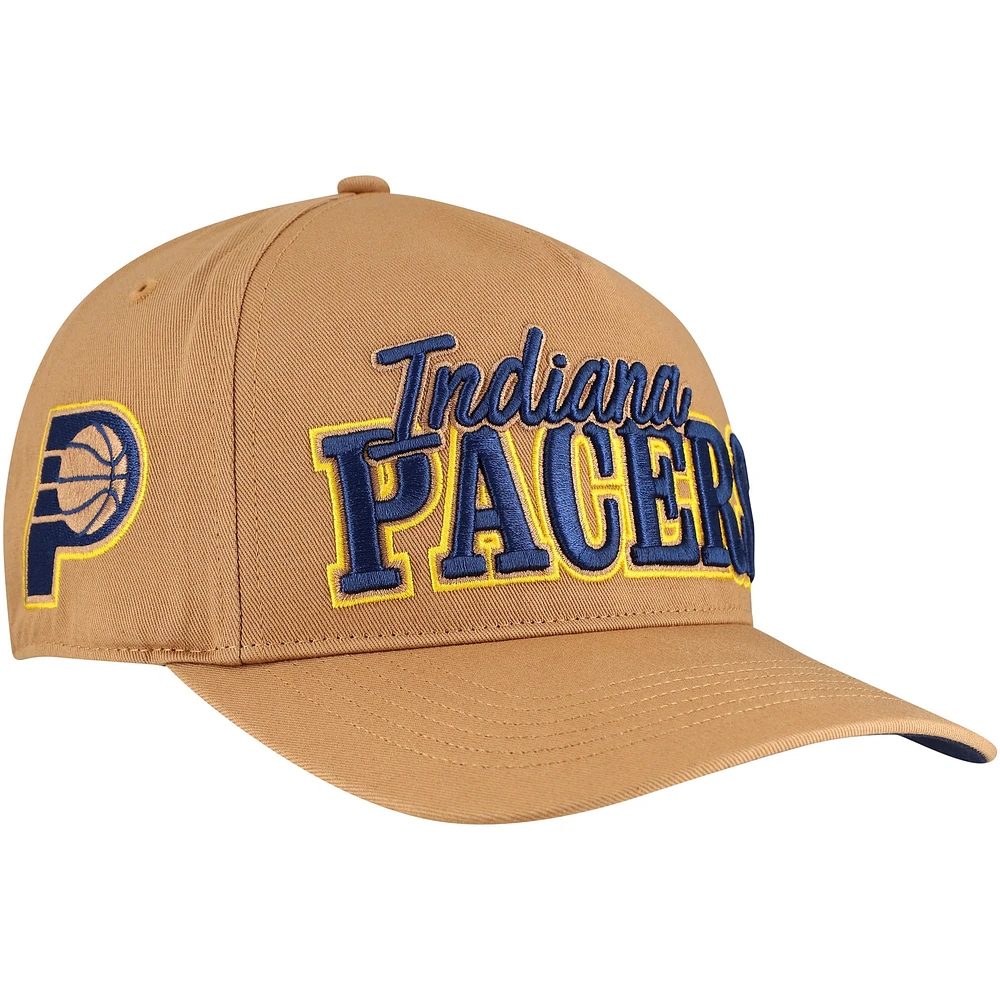 Casquette ajustable Barnes Hitch des Indiana Pacers '47 Tan pour homme