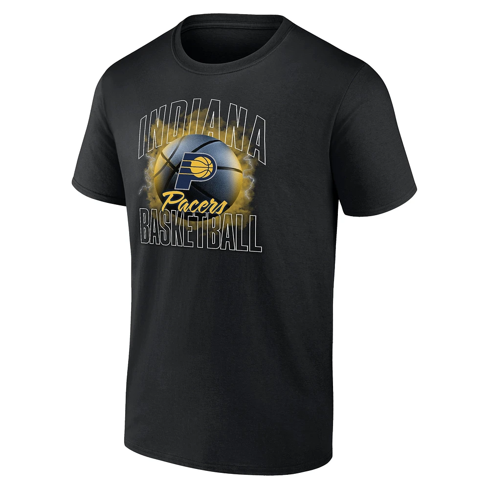 Men's Fanatics Black Indiana Pacers Match Up T-Shirt