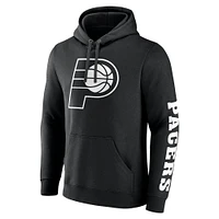 Men's Fanatics  Black Indiana Pacers Put Me Coach Fleece Pullover Hoodie