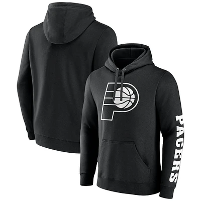 Men's Fanatics  Black Indiana Pacers Put Me Coach Fleece Pullover Hoodie