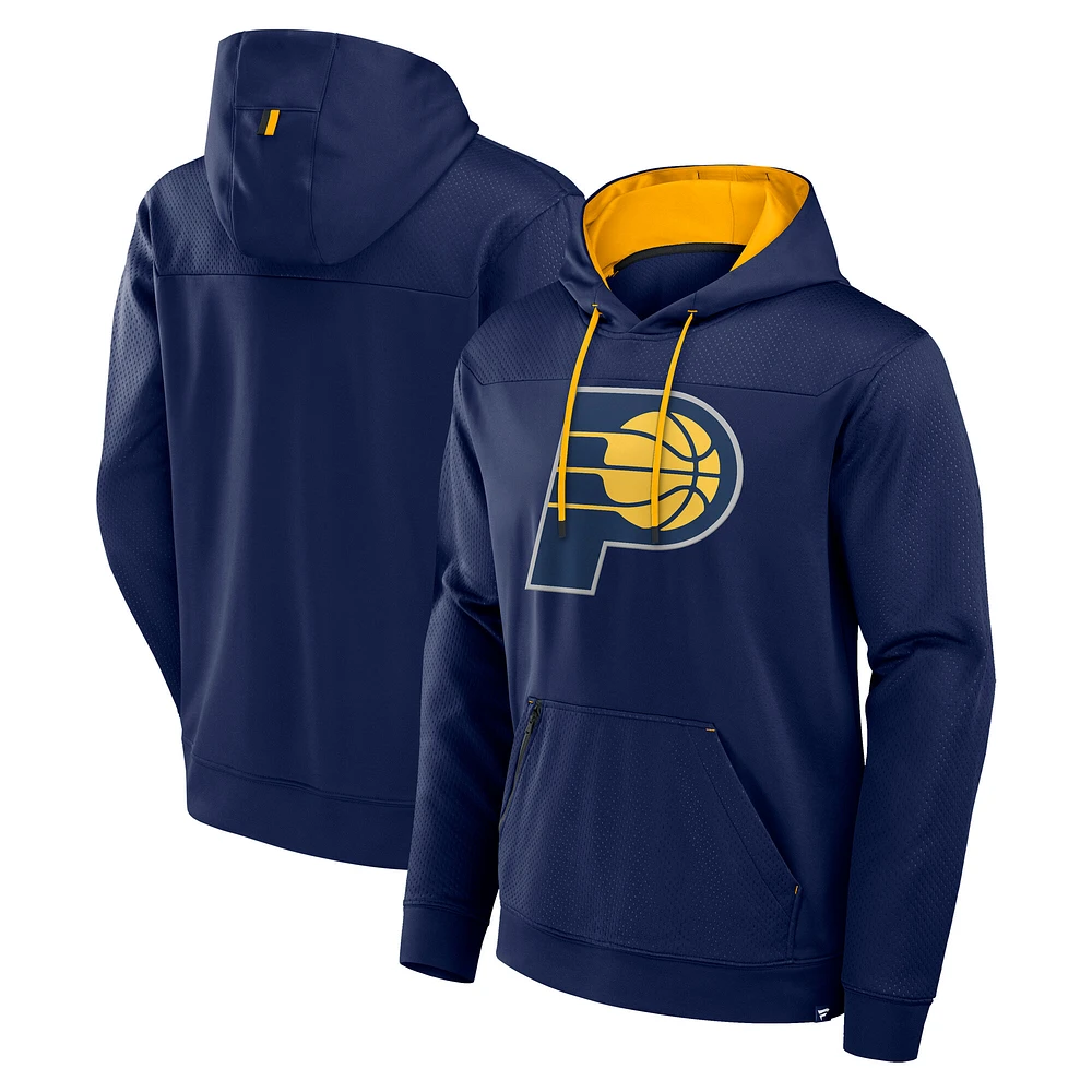 Sweat à capuche bleu marine pour homme Fanatics Indiana Pacers Reserve Defender