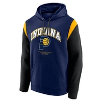 Sweat à capuche fanatiques bleu marine Indiana Pacers Scorer pour homme