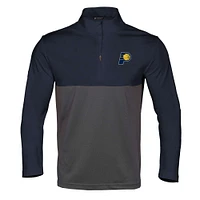 Men's Levelwear Navy/Black Indiana Pacers Pursue Quarter-Zip Top