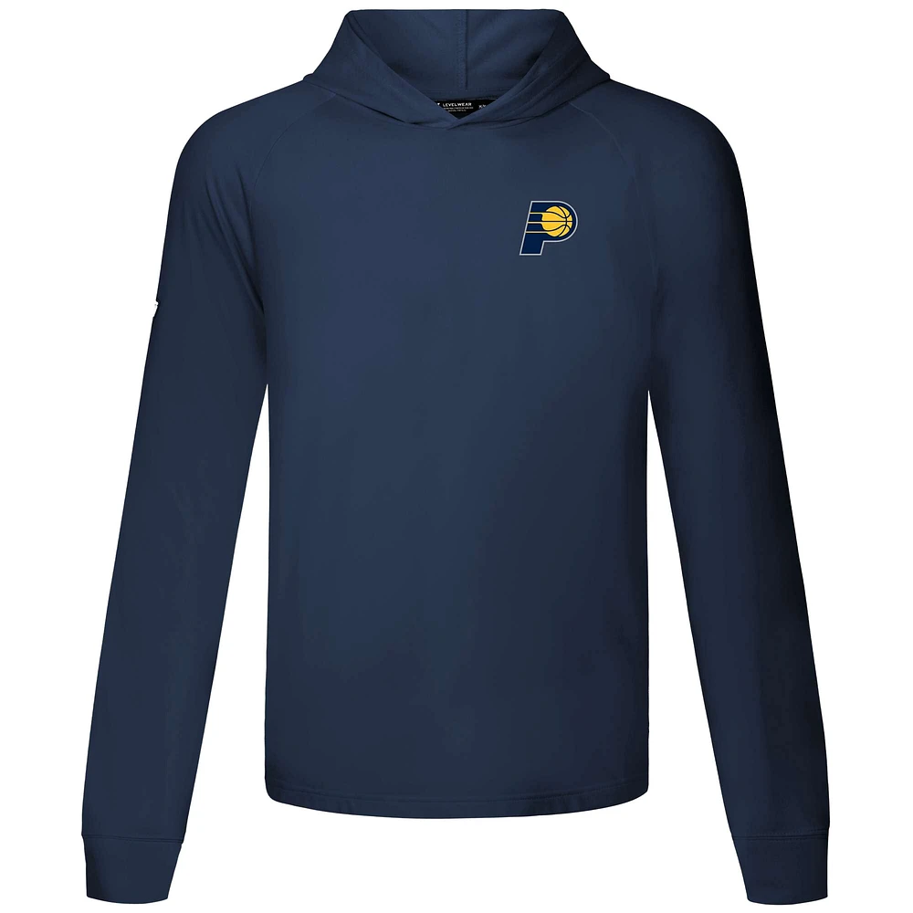 Men's Levelwear Navy Indiana Pacers Dimension R Pullover Hoodie