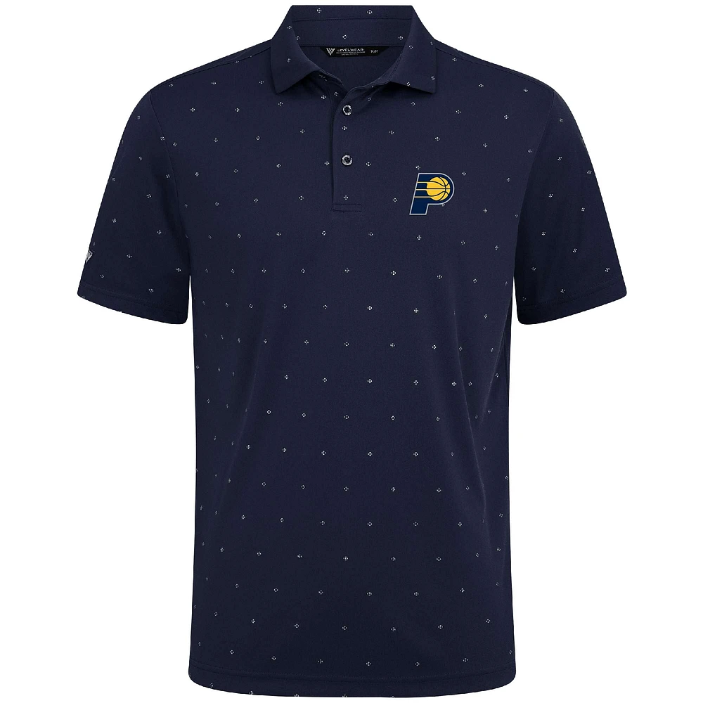 Men's Levelwear Navy Indiana Pacers Vision Polo