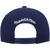 Men's Mitchell & Ness Navy Indiana Pacers Hardwood Classics Team Ground 2.0 Snapback Hat