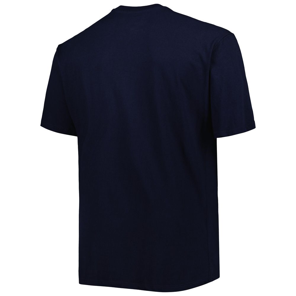 Men's Navy Indiana Pacers Big & Tall Heart Soul T-Shirt