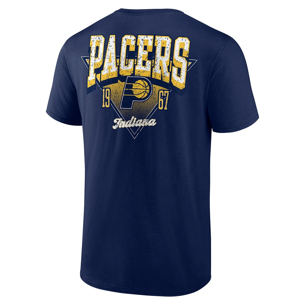 T-shirt bleu marine pour homme Indiana Pacers Never Over