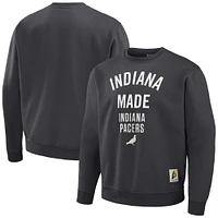 Sweat-shirt en peluche NBA x Staple anthracite Indiana Pacers Pigeon pour hommes