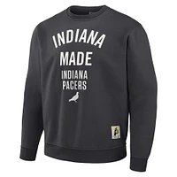 Sweat-shirt en peluche NBA x Staple anthracite Indiana Pacers Pigeon pour hommes