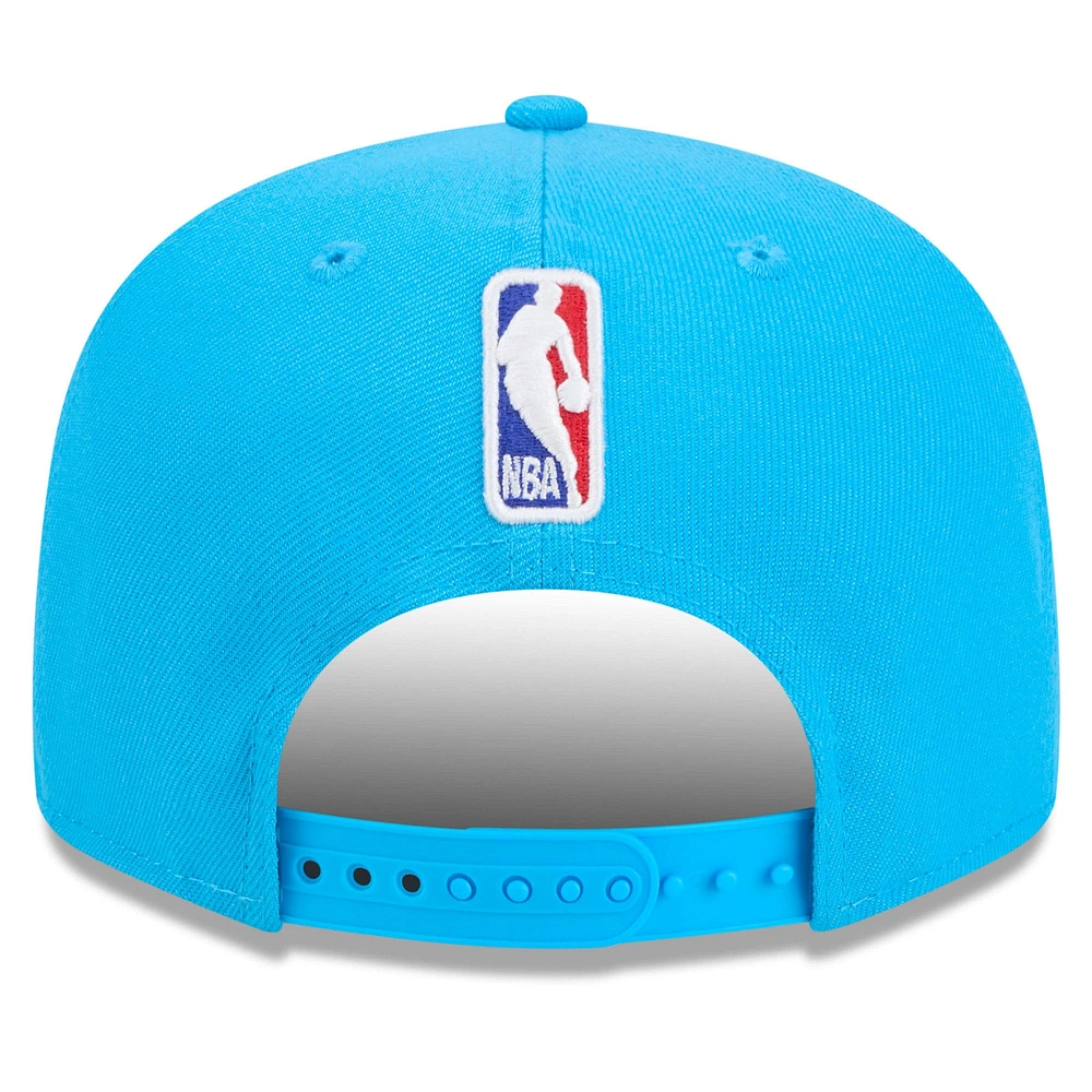 Casquette Snapback alternative 9FIFTY bleu Indiana Pacers 2024/25 City Edition pour homme New Era