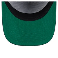Men's New Era  Charcoal Indiana Pacers Throwback Washed Pre-Curved 9FIFTY Snapback Hat