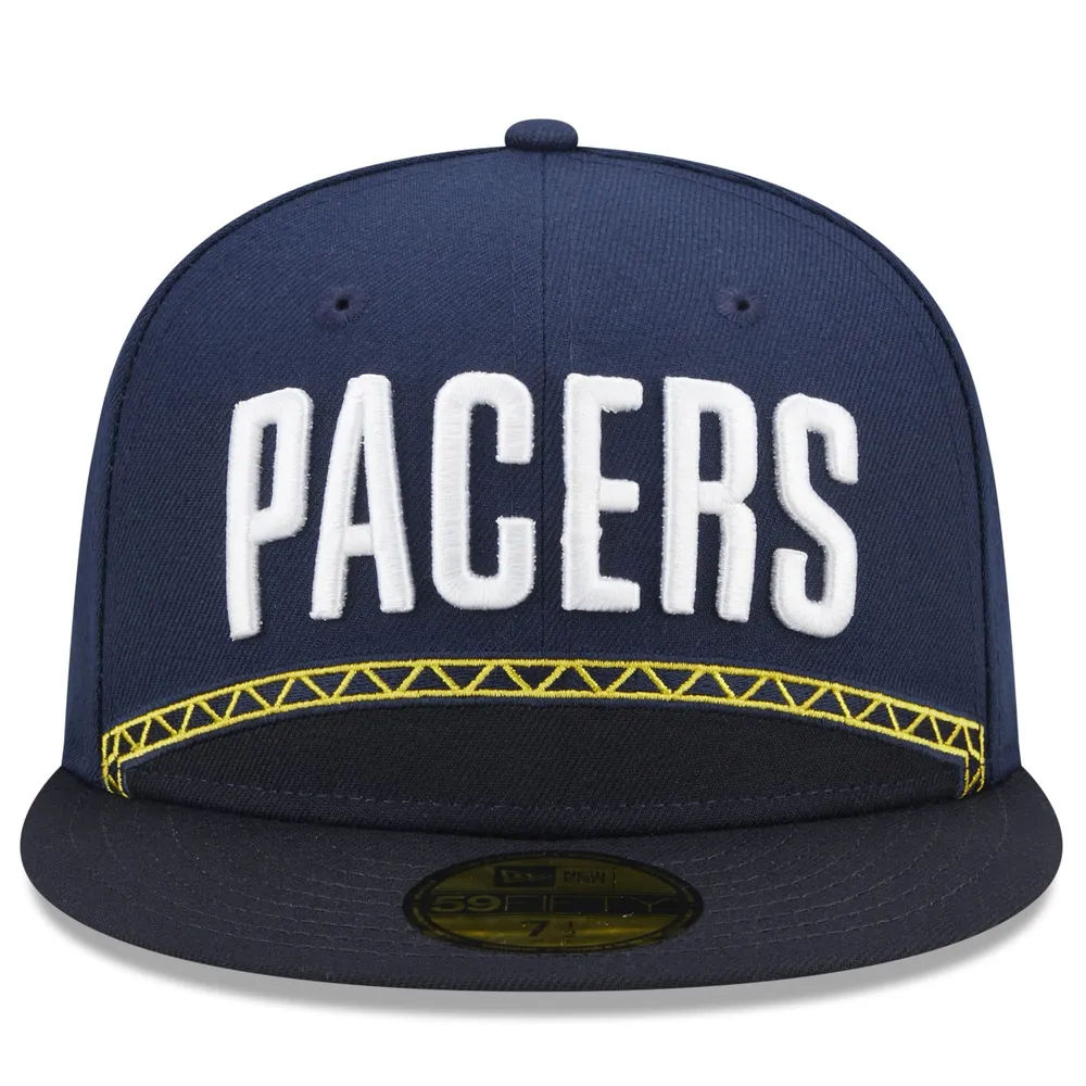 Men's New Era  Navy Indiana Pacers 2022/23 City Edition Official 59FIFTY Fitted Hat