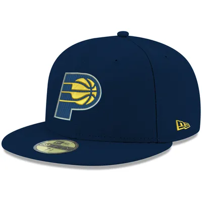 Indiana Pacers New Era Official Team Color 59FIFTY Fitted Hat - Navy