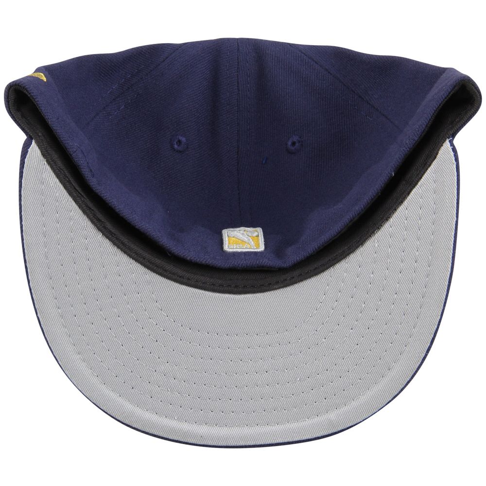 Men's New Era Navy Indiana Pacers Official Team Color 59FIFTY Fitted Hat