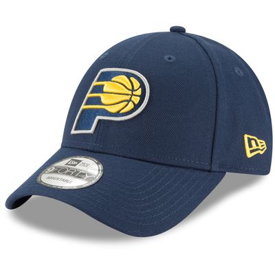 Men's New Era Navy Indiana Pacers Official Team Color The League 9FORTY Adjustable Hat