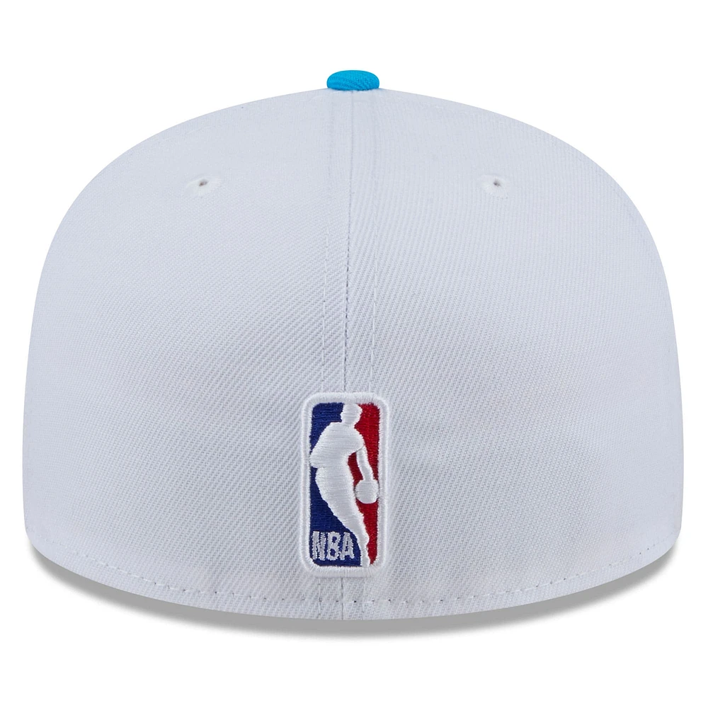 Men's New Era  White Indiana Pacers 2024/25 City Edition 59FIFTY Fitted Hat