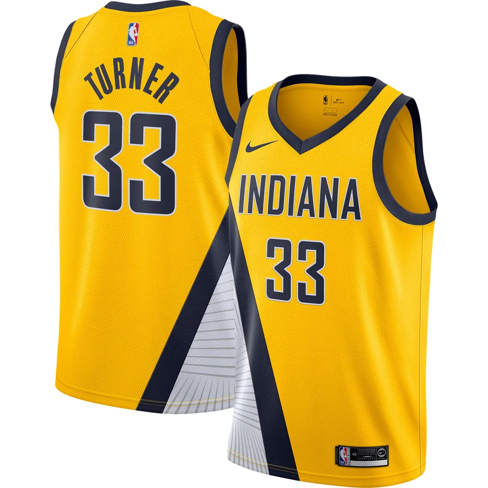 planter Plasticiteit Marco Polo Lids Myles Turner Indiana Pacers Nike Swingman Jersey Gold - Statement  Edition | The Shops at Willow Bend
