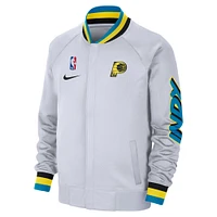 Men's Nike White Indiana Pacers 2024/25 City Edition Authentic Showtime Performance Full-Zip Jacket