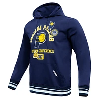 Sweat à capuche enfiler Pro Standard Navy Indiana Pacers Area Code pour homme