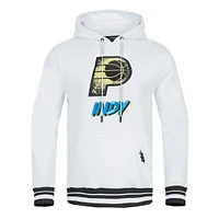 Sweat à capuche pour homme Pro Standard White Indiana Pacers 2024/25 City Edition