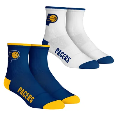 Indiana Pacers Rock Em Socks Core Team 2-Pack Quarter Length Sock Set