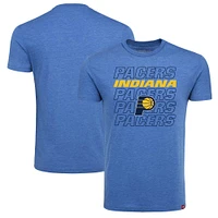 Men's Sportiqe Royal Indiana Pacers Comfy Tri-Blend T-Shirt