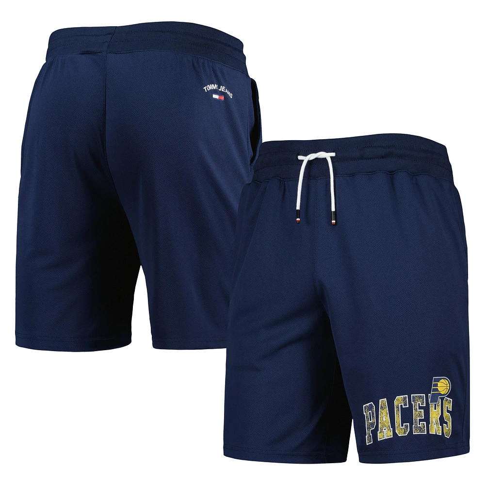 Tommy Jeans - Short de basketball Indiana Pacers Mike Mesh bleu marine pour homme