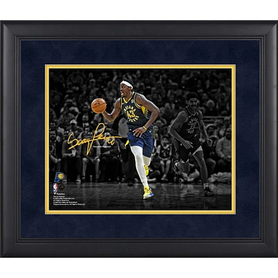 Pascal Siakam Indiana Pacers Fac-similé Signature Encadré 11" x 14 " Photographie Spotlight