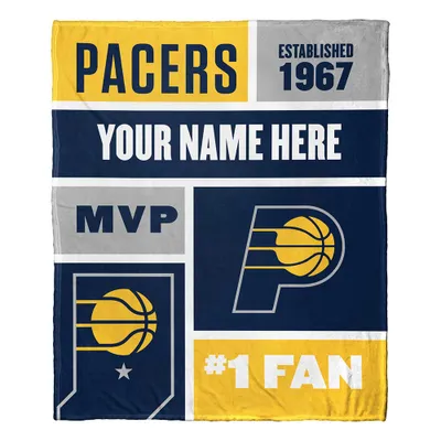 Indiana Pacers The Northwest Group 50'' x 60'' Colorblock Personalized Silk Touch Throw