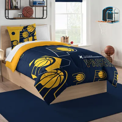 Indiana Pacers The Northwest Group Hexagon Twin Comforter & Sham Set