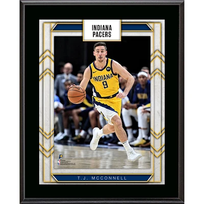Plaque de joueur sublimée T.J. McConnell Indiana Pacers 10,5" x 13"