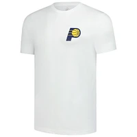 Unisex FISLL  White Indiana Pacers Burst Logo T-Shirt