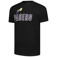T-shirt unisexe FISLL noir avec logo surdimensionné des Indiana Pacers