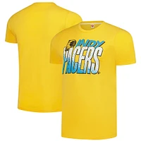 Unisex Homage  Gold Indiana Pacers Hometown Edition Tri-Blend T-Shirt