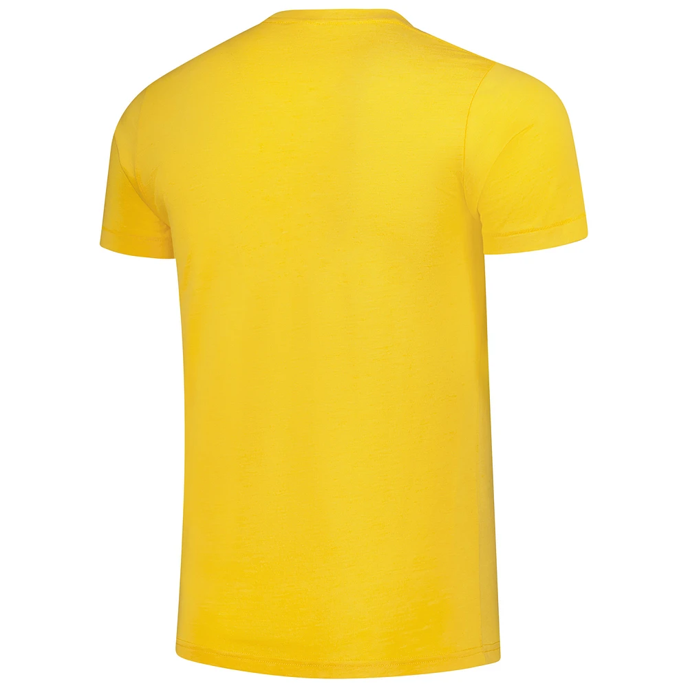 Unisex Homage  Gold Indiana Pacers Hometown Edition Tri-Blend T-Shirt