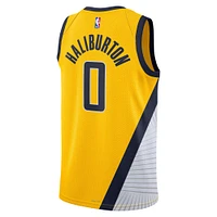 Unisexe Jordan Brand Tyrese Haliburton Or Indiana Pacers Swingman Jersey - Statement Edition