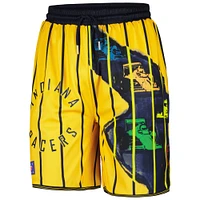 Short unisexe NBA & KidSuper Studios by Fanatics Gold Indiana Pacers Hometown