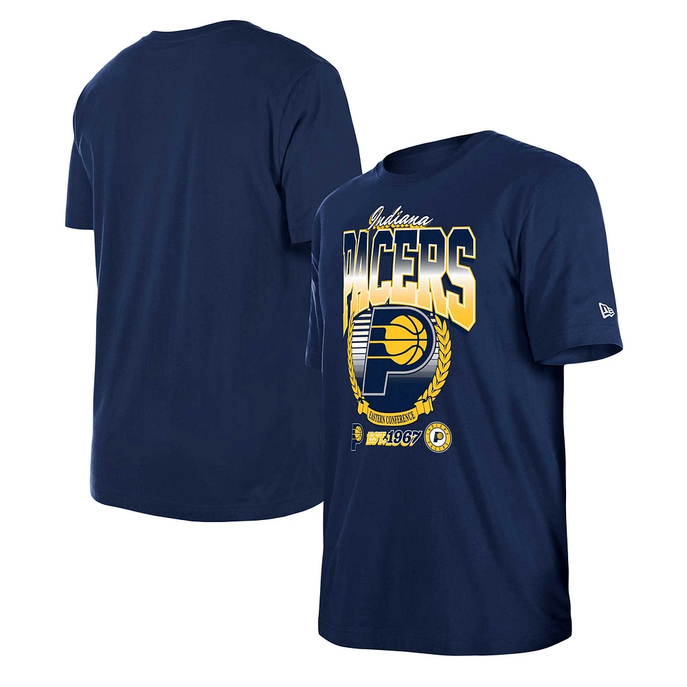 Unisex New Era Navy Indiana Pacers Summer Classics T-Shirt