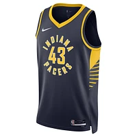 Unisex Nike Pascal Siakam Navy Indiana Pacers Swingman Jersey - Icon Edition