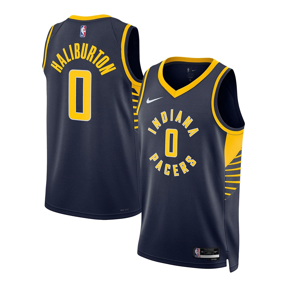 Maillot Nike Tyrese Haliburton Indiana Pacers Swingman unisexe - Édition Icon