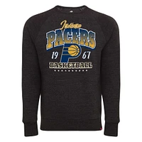 Sweat-shirt unisexe Sportiqe Indiana Pacers Harmon super doux à trois mélanges raglan noir