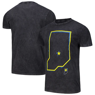 T-shirt vintage unisexe Stadium Essentials noir Indiana Pacers